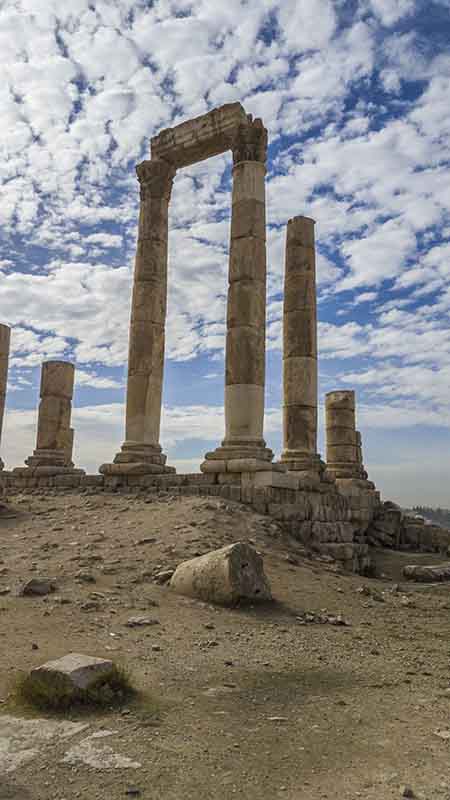 176 - Jordania - Amman - Ciudadela - templo de Hercules